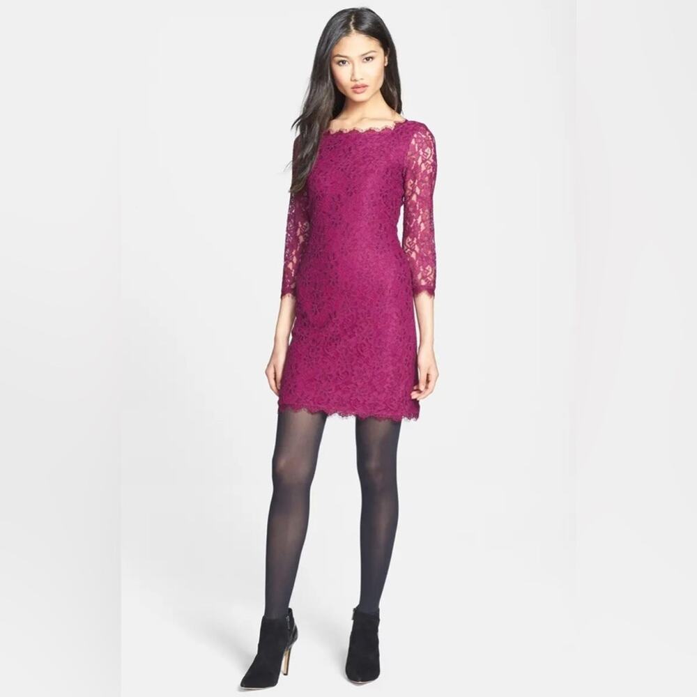 Diane von Furstenberg Zarita lace mini dress